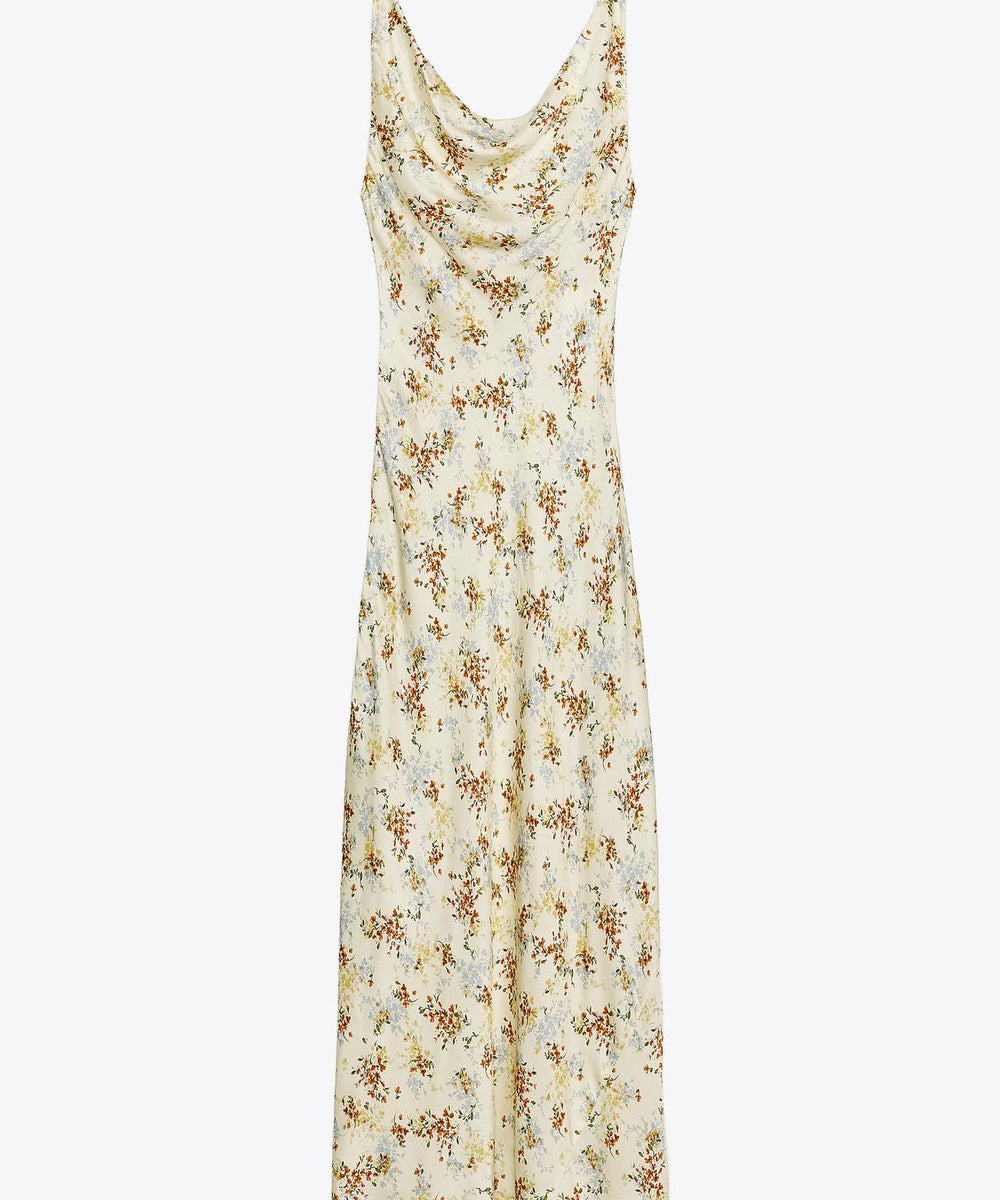 ZW COLLECTION PRINTED SATIN DRESS