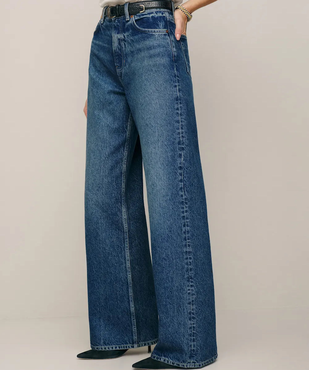 CARY HIGH RISE SLOUCHY WIDE LEG JEANS