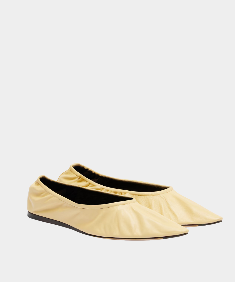 LIISA LEATHER BALLET FLATS