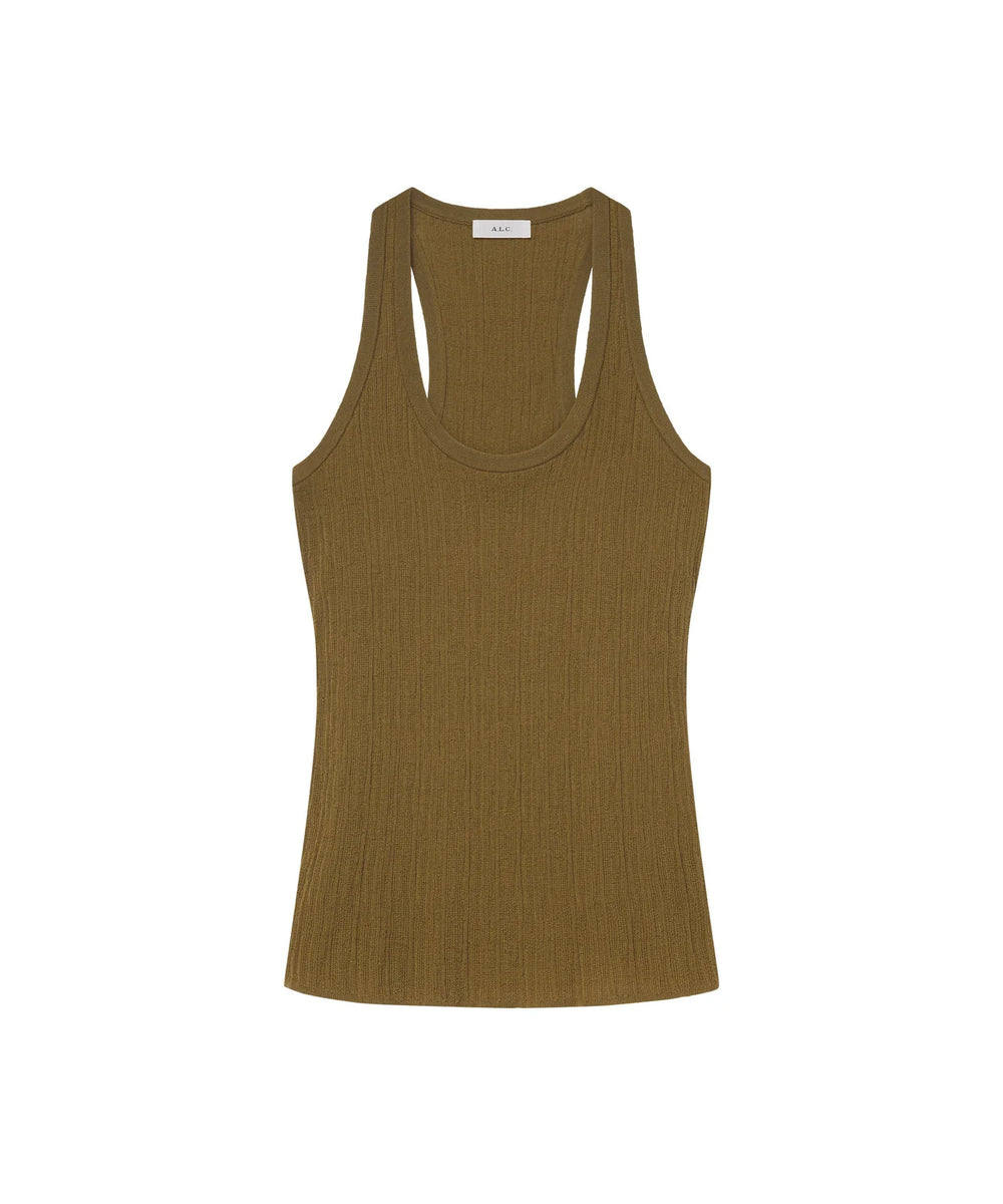 IRIS FINE COTTON KNIT TANK