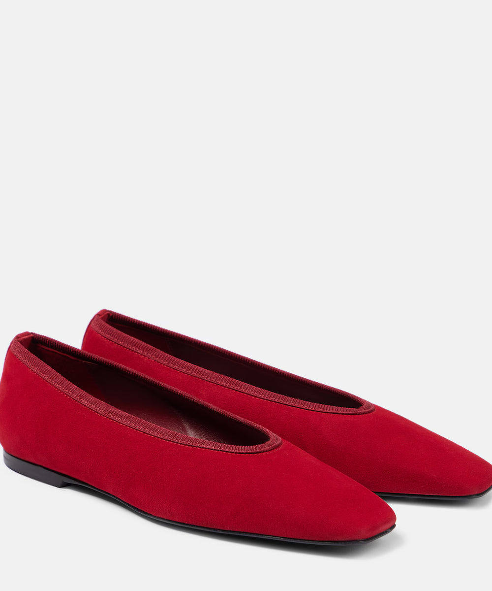 SUEDE BALLET FLATS