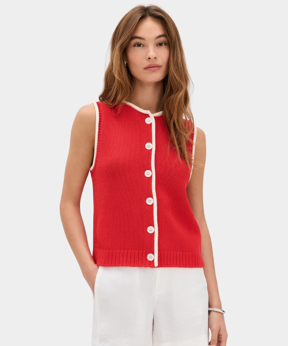 BRIDGET TIPPED VEST