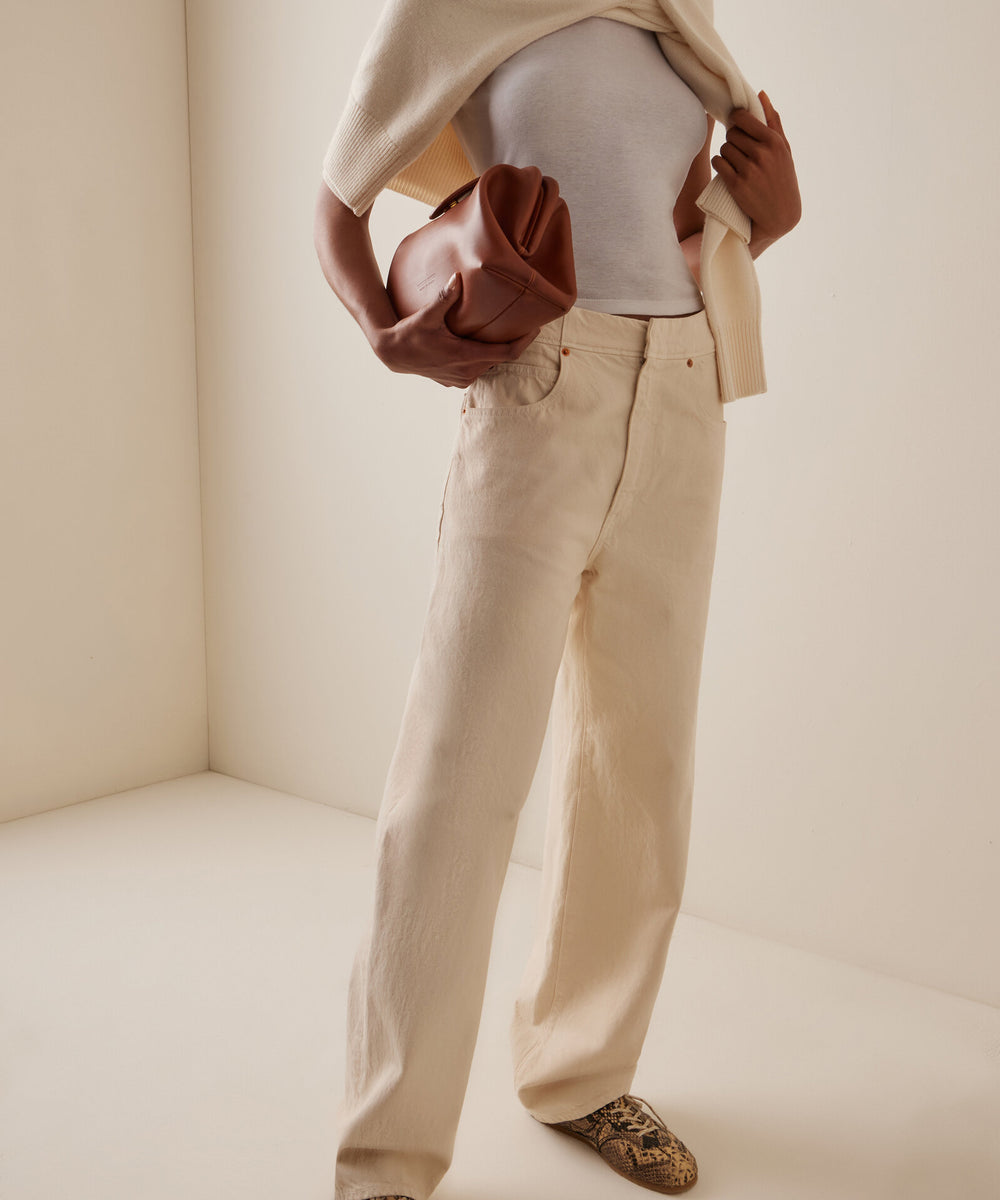 CAMILA RIGID CURVE-WAIST WIDE-LEG JEANS